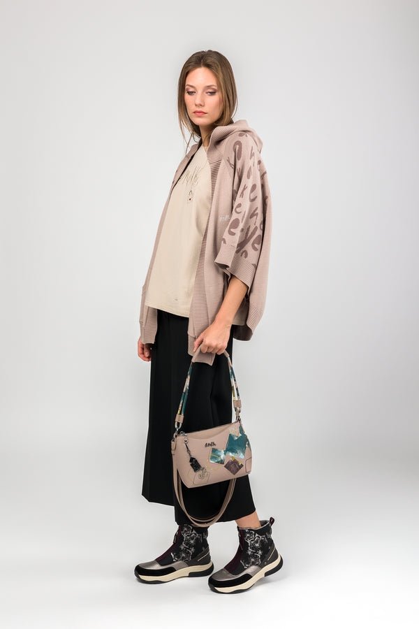 Bolso de hombro con bandolera mediano Evolution