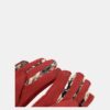 Guantes de terciopelo burdeos Anekke