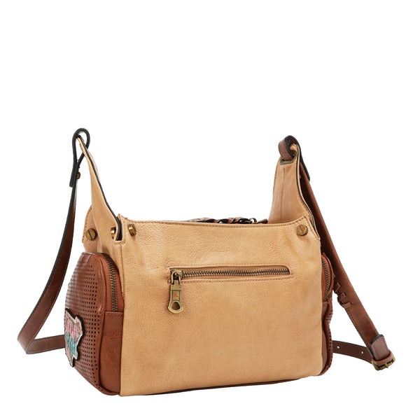 Bolso bandolera parches Nicole Lee