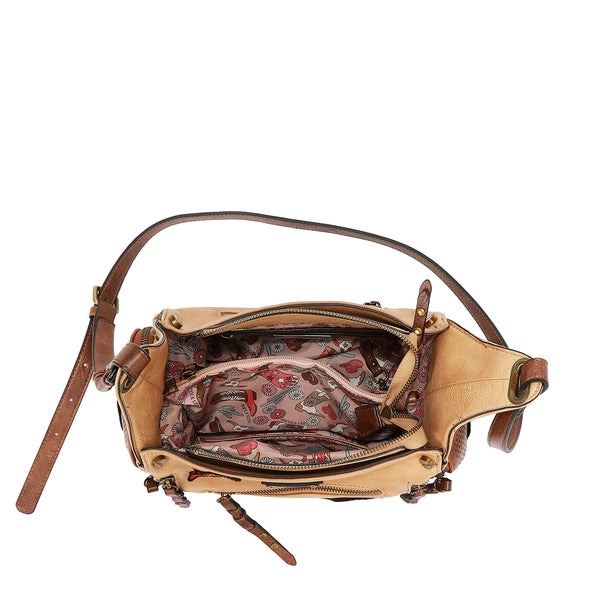Bolso bandolera parches Nicole Lee