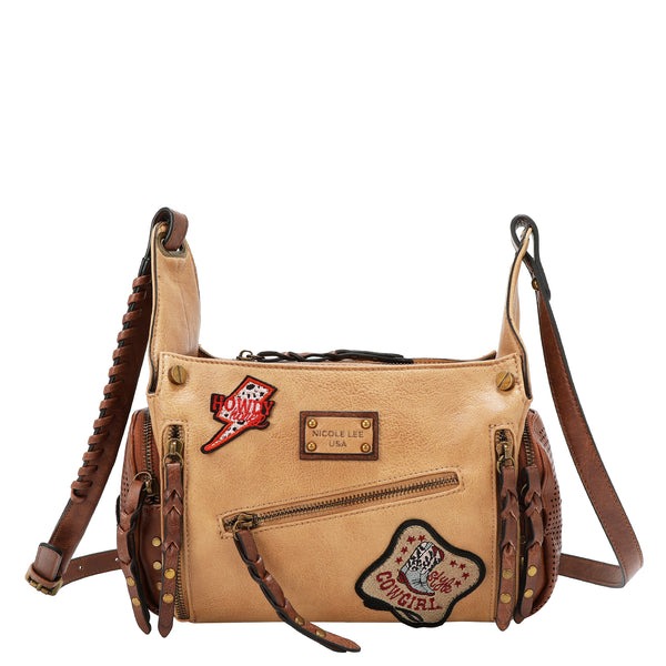 Bolso bandolera parches Nicole Lee