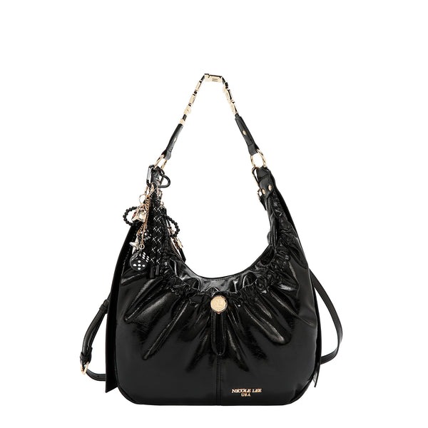 BOLSO bandolera con adorno de llavero Nicole Lee