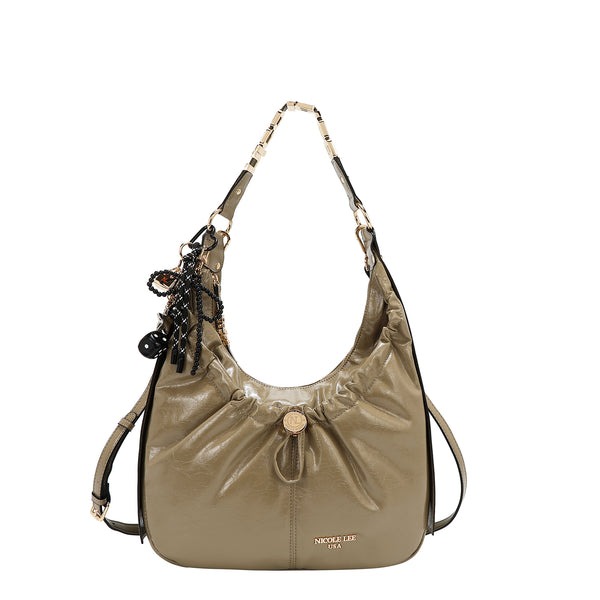 BOLSO bandolera con adorno de llavero Nicole Lee